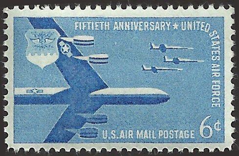 # C49 MINT NEVER HINGED AIR FORCE 50TH ANNIV.