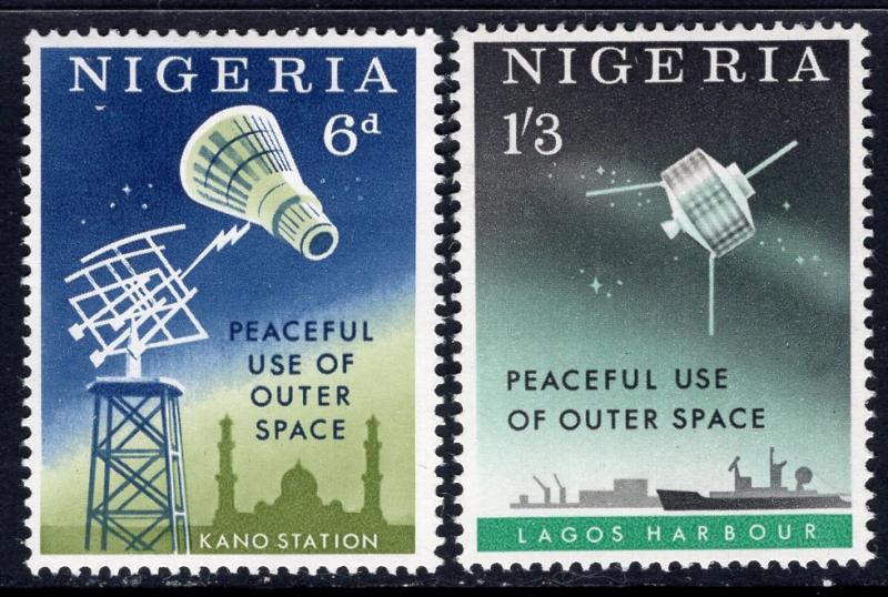 Nigeria 143-144 Space MNH VF