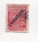 Ecuador Overprint Stamp  Used