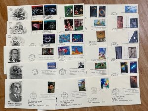 24 Different US FDCs from 2000 with Postal Commemorative Society Cachets