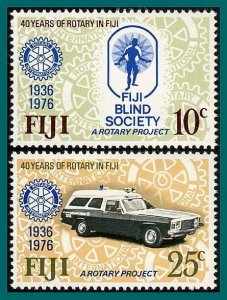 Fiji 1976 Rotary, MNH #365-366,SG530-SG531