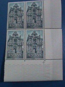 SPAIN-STAMP:- 1964 SC# 1212: THE GREAT HALL:  MINT NOT HING  BLOCK OF VERY OLD