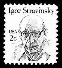 PCBstamps   US #1845 2c Igor Stravinsky, MNH, (14)