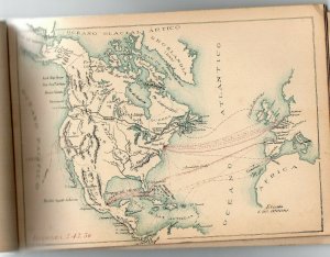 1909 Atlas Postal Universal - Angel Moreno Ship mail maps 33 plates w/ routes