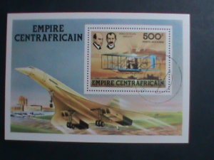 ​CENTRAL AFRICA-1978- WRITE BROTHERS & AND GLIDER- CTO S/S VERY FINE