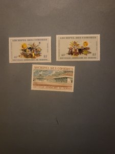 Stamps Comoro Scott #C39-41 nh