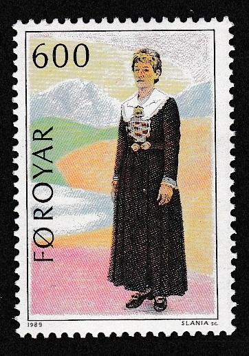Faroe Is. Traditional Costumes 6Kr SG#180 SC#190