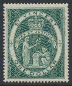 St Vincent  SG 199b  SC# 196 * MNH  definitive  Deep Yellow Green 1963  see s...