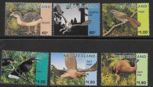 NEW ZEALAND SG2028/33 1996 EXTINCT BIRDS MNH