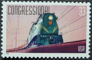 US #3334 MNH, Single, Trains, SCV $.75