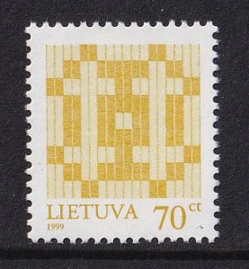 Lithuania   #602a  MNH 1998  crosses 70c  ''1999''