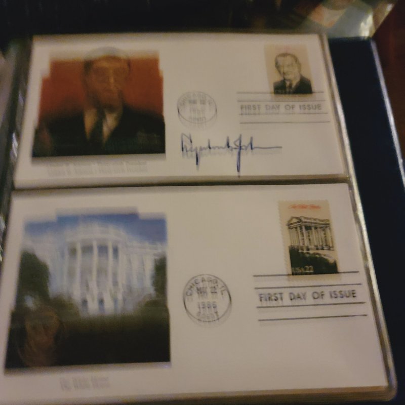 USA The Presidents of the US first day issue complete set with binder