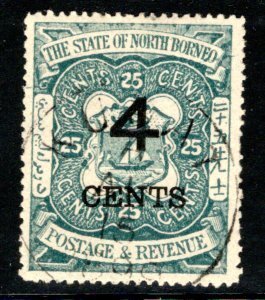 North Borneo  #97 VF Used,  CV $10.00  ....   4450028