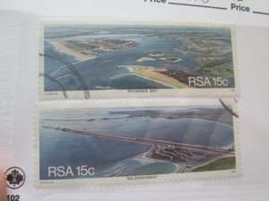 South Africa #503-4 used set 2023 SCV = $1.10