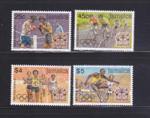 Jamaica  694-697 Set MH Sports, Olympics (A)