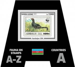 Sierra Leone - 2019 Stamps on Stamps - Souvenir Sheet - SRL190303b12