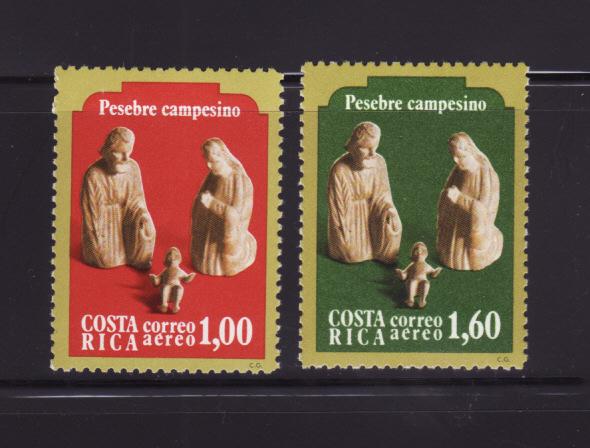 Costa Rica C773-C774 Set MNH Christmas (B)