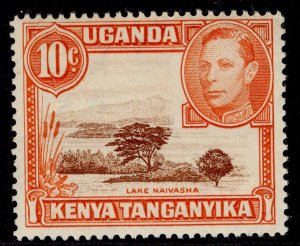 KENYA UGANDA TANGANYIKA GVI SG134b, 10c  PERF 14, LH MINT. Cat £130.