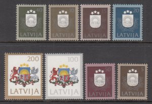 Latvia 300-307 MNH VF
