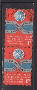 United Nations Stamps - Live Together in Peace with One Another 1 cent