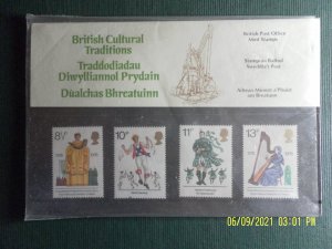 GB 1976 British Cultural Traditions Fine Used Set SG.1010-1013