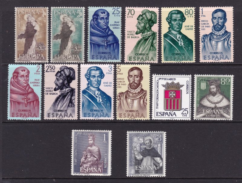 Spain a small mint collection with sets,nice collection builder