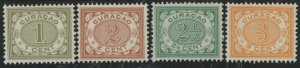 Netherlands Antilles (Curacao) #46/48/49/50 Unused Single