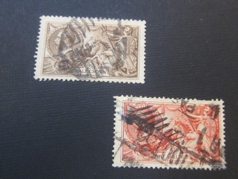 United Kingdom 1919 Sc 179-80 set FU