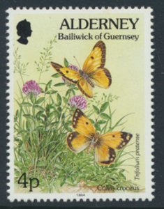 Alderney  SG A63  SC# 73  Butterflies MNH  see scan