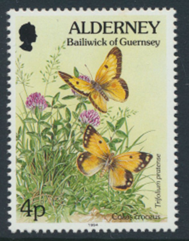Alderney  SG A63  SC# 73  Butterflies MNH  see scan