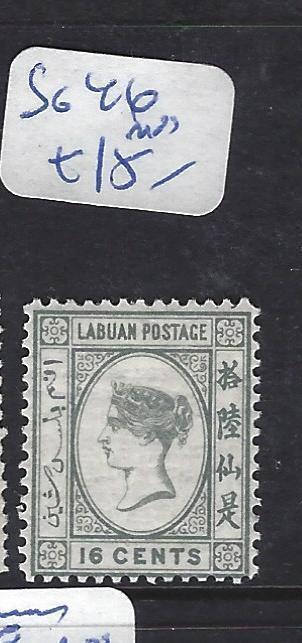 LABUAN (P2407B)  QV CAMEO 16C   SG 46     MOG