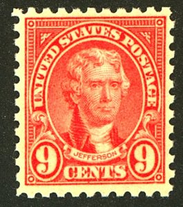 U.S. #590 MINT OG NH