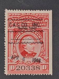 US R484 series 1947 stamp cancelled Nice Stamp overall!