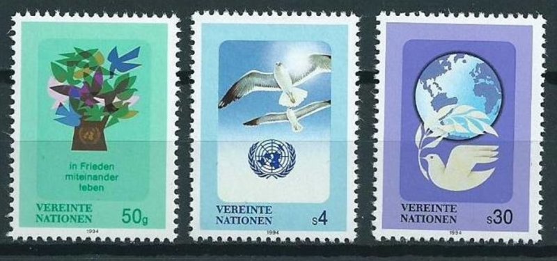 1994 UN Vienna 167-169 Birds 5,00 €