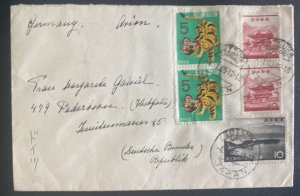 1965 Totsuka Japan Cover  To Germany Tuberculosis Seal