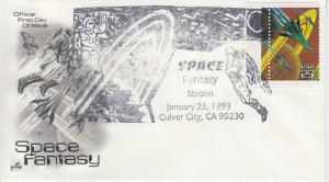 1993 Space Fantasy Culver City CA (Scott 2741) UO Artcraft