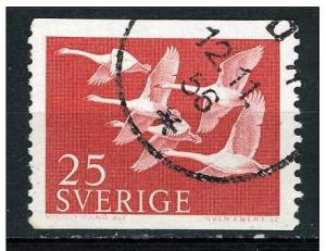 Sweden 1956 - Scott 492 used - Whooper Swans 