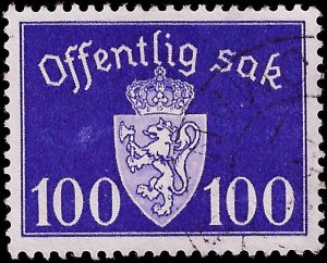 Norway 1938 Sc O32 U vf