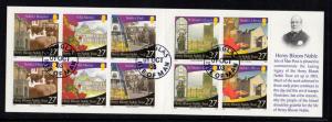 Isle of Man Sc 1007Oq 2003 27p Bloom Trust bklt pane used