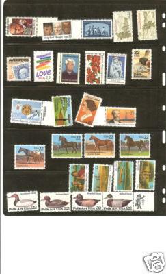 1985 Commemorative Year Set of 27 MNH Stamps