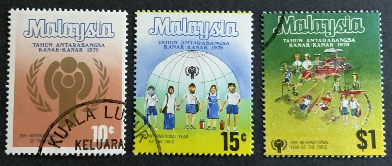 MALAYSIA 1979 YEAR OF THE CHILD  SET SG200/202  FINE USED