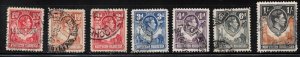 NORTHERN RHODESIA - Scott # 29//40 Used - KGVI & Elephants Part Set