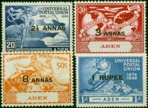 Aden 1949 UPU Set of 4 SG32-35 Fine LMM (2)