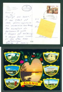 Aland 1989 Postcard. Motifs Aland. Eckero. Sc# 57.. Adr: Sweden