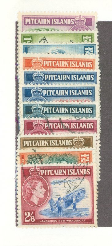 Pitcairn Islands #20-30  Single (Complete Set)