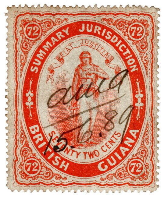 (I.B) British Guiana Revenue : Summary Jurisdiction 72c (1883)