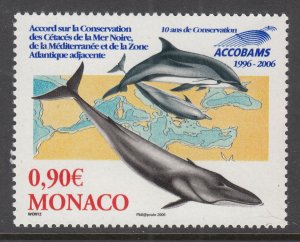 Monaco 2427 Marine Life MNH VF