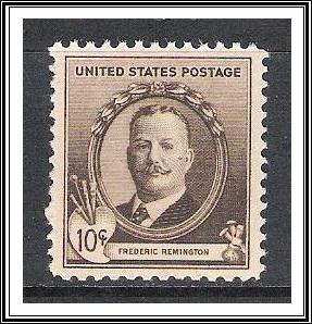 US #888 Frederic Remington MNH