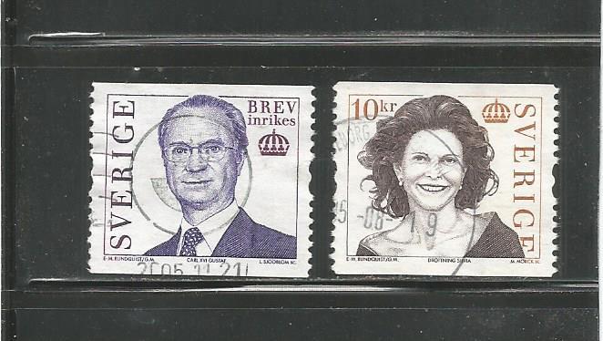 #2501 & #2502 King Carl XVI Gustaf & Queen Silvia