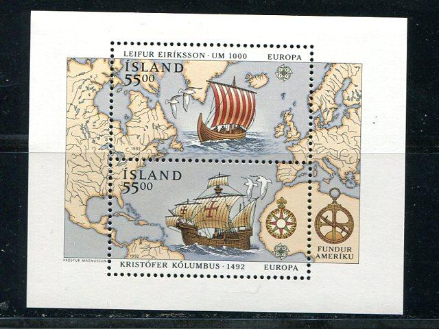 Iceland  Europa 1992  Mint VF NH